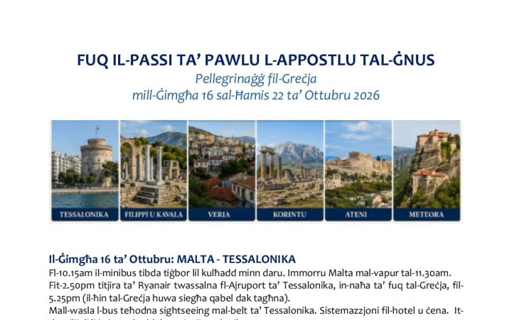 FUQ IL-PASSI TA’ PAWLU L-APPOSTLU TAL-ĠNUS