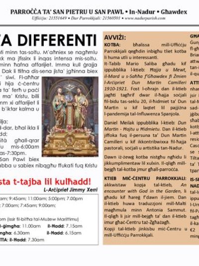 Cover of il-Bullettin, 27 June 2021