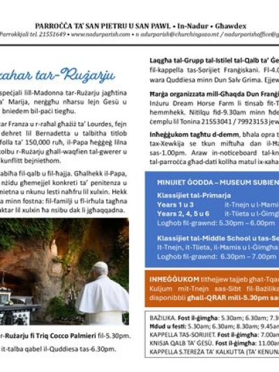 Cover of il-Bullettin, 1 October 2026