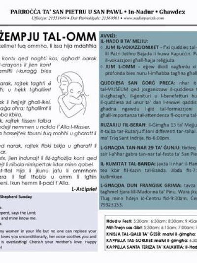 Cover of il-Bullettin, 8 May 2022