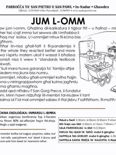 Cover of il-Bullettin, 9 May 2021