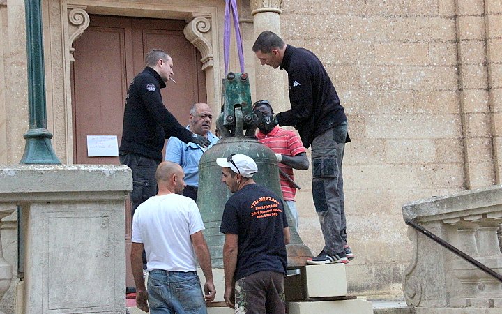 Re-installment of bells at the North belfry