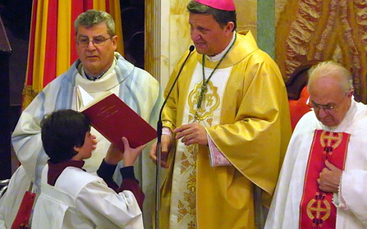 1.1.2017 Pontifical Mass led by Bishop Mario Grech