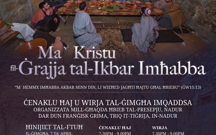 “Ċenaklu Ħaj u Wirja tal-Ġimgħa l-Kbira”