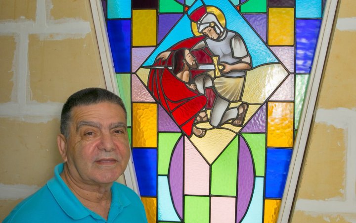 9th New stained Glass at the “ĦNIENA DIVINA” cemetery