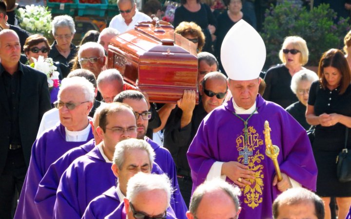 Funeral of Canon Guzepp Hili