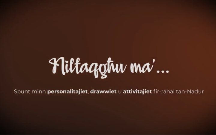 “Niltaqgħu ma’…” 1st Audio-visual programme by MnarjaLive