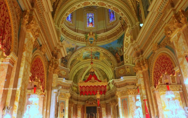 Start of Mnarja 2019 – Statue of St Peter & St Paul