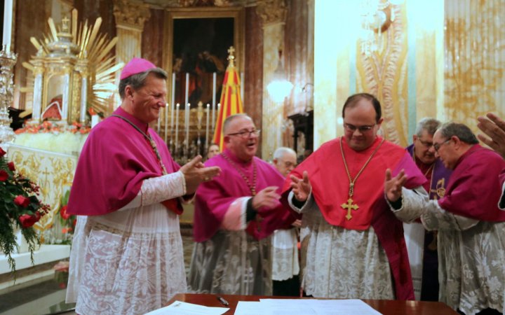 New Canon at Nadur Basilica Fr Franklin Vella