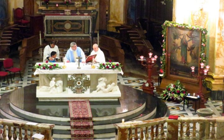 Mass for Nadur Primary children
