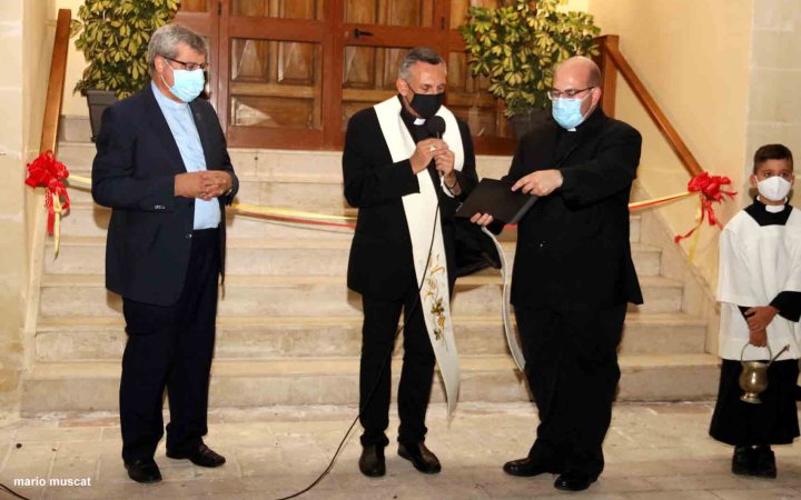 Official opening of Centru Pastorali Papa Gwanni Pawlu II