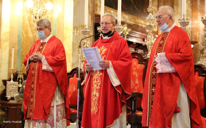 Solemn Mass led by Vicar General Mons Tarċisju Camilleri