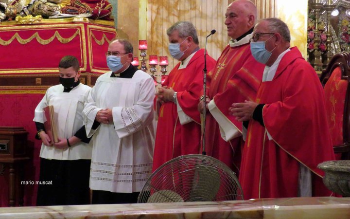 St Coronatu Feast – 2nd Day of Tridum Mass led by Mons Joseph Attard