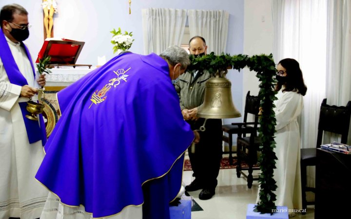 Blessing of the bell “THERESA” at Ta’ Kenuna Chapel