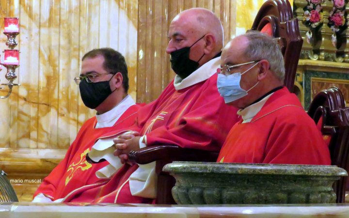 St Coronatu Feast 1st Day of Tridum Mass led by Mons Joseph Attard