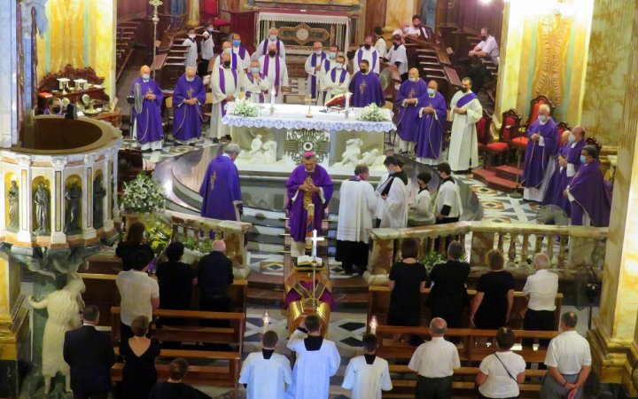 Funeral of Canon Peter Sammut