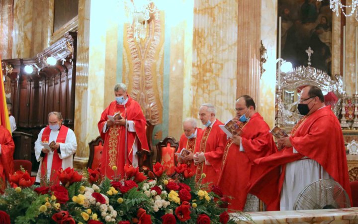 Thanks Giving Mass & Te Deum led by Arc. Mons Jimmy Xerri