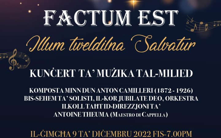 VERBUM DEI CARO FACTUM EST – Christmas Concert