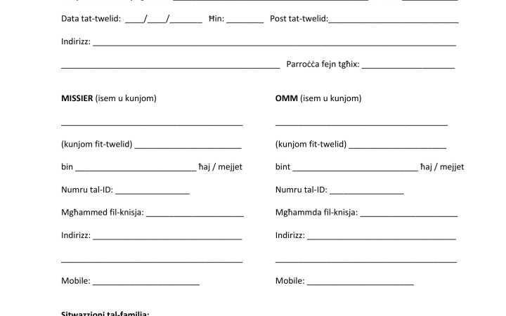 Booking for Baptisim